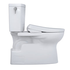WASHLET 1 GPF Elongated Floor Mounted Two-Piece Toilet (S7A Bidet Seat Included) in Cotton | product photo