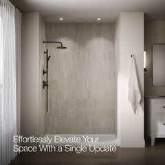 Kohler Awaken Tub & Shower Faucet in Matte Black | product photo