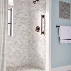 Shower Faucet with Rough-in Valve and Posi-Temp in Oil Rubbed Bronze | product photo