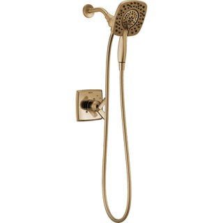 Ashlyn 17 Series Dual-Function Shower Faucet Set with In2ition 2-in-1 Dual Shower Head in Champagne Bronze