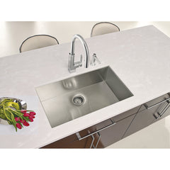 Prep 1800 Series Stainless Steel Undermount 31" x 18" Single Bowl Kitchen Sink | product photo