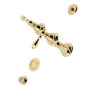Bidet Faucet, American Classic, Three-Handle in Polished Brass