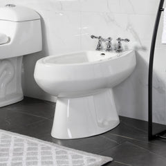 Bidet Faucet, American Classic, Three-Handle Vertical Spray in Polished Chrome
