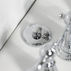 Bidet Faucet, American Classic, Three-Handle Vertical Spray in Polished Chrome