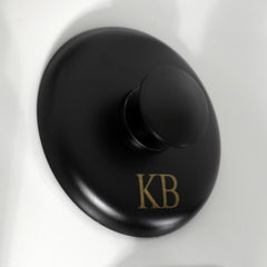 Bidet Faucet, Centurion, Three-Handle Deck Mount in Matte Black