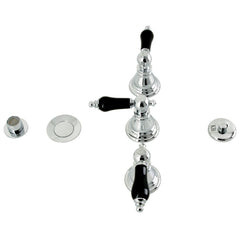 Bidet Faucet, Duchess, Three-Handle Vertical Spray in Polished Chrome