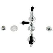 Bidet Faucet, Duchess, Three-Handle Vertical Spray in Polished Chrome