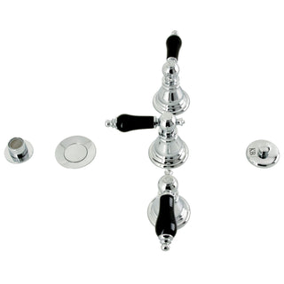 Bidet Faucet, Duchess, Three-Handle Vertical Spray in Polished Chrome