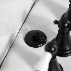 Bidet Faucet, Heirloom, Three-Handle Vertical Spray in Matte Black