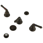 Bidet Faucet, Magellan, Three-Handle Deck Mount in Oil Rubbed Bronze