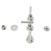 Bidet Faucet, Manhattan, Three-Handle Vertical Spray in Polished Chrome