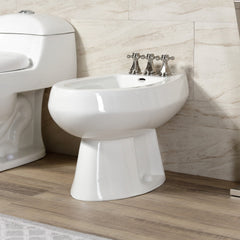 Bidet Faucet, Metropolitan, Three-Handle Vertical Spray in Brushed Nickel