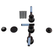 Bidet Faucet, Verona, Three-Handle with Brass Pop-Up in Oil Rubbed Bronze