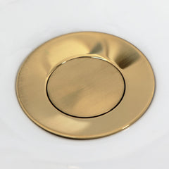 Bidet Faucet, Verona, Three-Handle with Pop-Up Drain in Brushed Brass