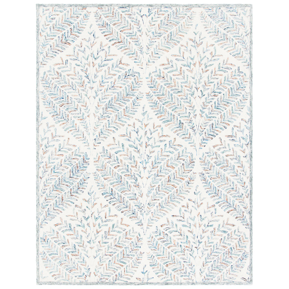 Full rug | the whole rug flat on a plain backdrop, no furniture