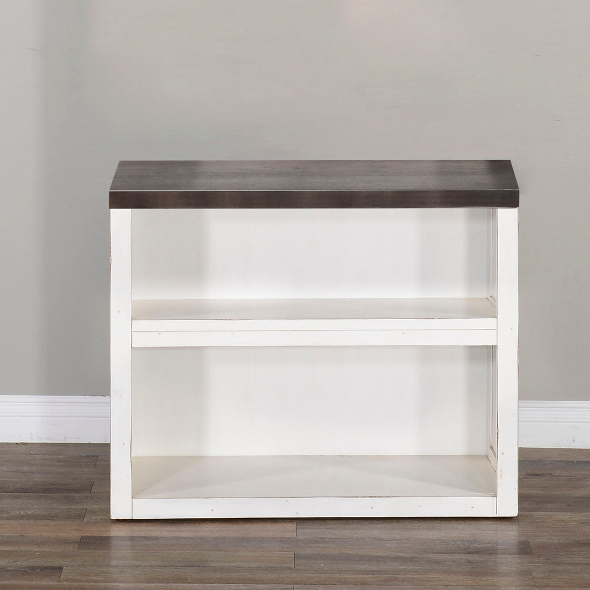 Bookcase, 2 Adjustable Shelves in European Cottage