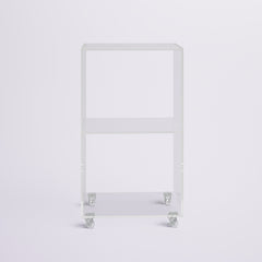 Bookcase, 2 Shelves, Clear Acrylic Frame