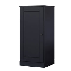 Bookcase, 3 Shelves, Black Solid Pine with Adjustable Shelves