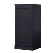 Bookcase, 3 Shelves, Black Solid Pine with Adjustable Shelves