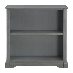 Bookcase with 2 Shelves in Plantation Gray