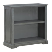 Bookcase with 2 Shelves in Plantation Gray