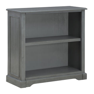 Bookcase with 2 Shelves in Plantation Gray