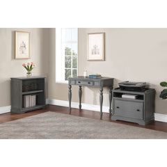 Bookcase with 2 Shelves in Plantation Gray