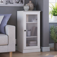 Bookcase with 3 Shelves, Solid Pine, White