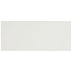 Bookcase with 5 Shelves in White Solid Wood