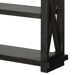 Bookcase with Adjustable Shelves, Solid Pine, 36 in H x 39 in W