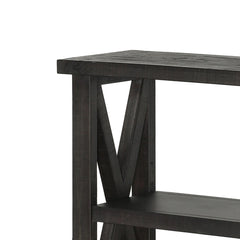 Bookcase with Adjustable Shelves, Solid Pine, 36 in H x 39 in W