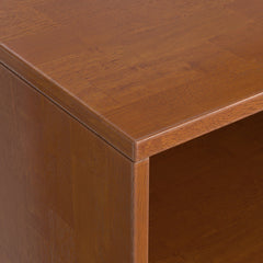 Bookcase with Drawer and Four Shelves, Solid Wood