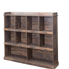 Bookcase with Melamine Finish in Espresso Manufactured Wood