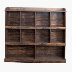 Bookcase with Melamine Finish in Espresso Manufactured Wood