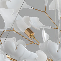 Branch Chandelier with 8 Lights, 40 in Wide, Gold Finish