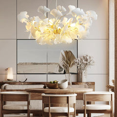 Branch Chandelier with 8 Lights, 40 in Wide, Gold Finish