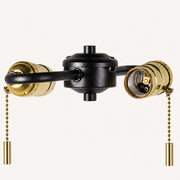 Detail | the double pull-chain socket assembly