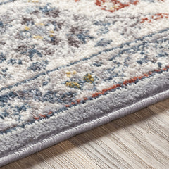 Texture | Close view of the Bremhaus Blackdown Oriental Grey Area Rug
