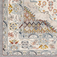 Detail | Close view of the Bremhaus Blackdown Oriental Grey Area Rug