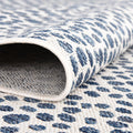 Edge detail | the bound edge and backing shown rolled back