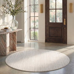 Room | The Bremhaus Dwyfach Stripe Performance Rug in a styled room