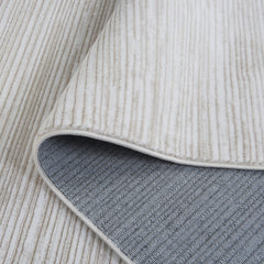 Detail | Close view of the Bremhaus Dwyfach Stripe Performance Rug