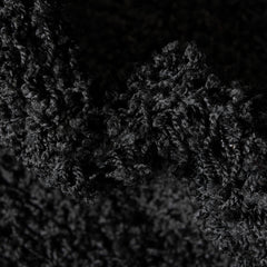 Detail | Close view of the Bremhaus Irfon Black Shag Area Rug