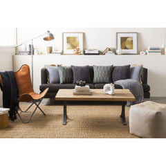 Room | The Bremhaus Quantock Flatweave Jute Area Rug in a styled room