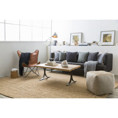Room | The Bremhaus Quantock Flatweave Jute Area Rug in a styled room