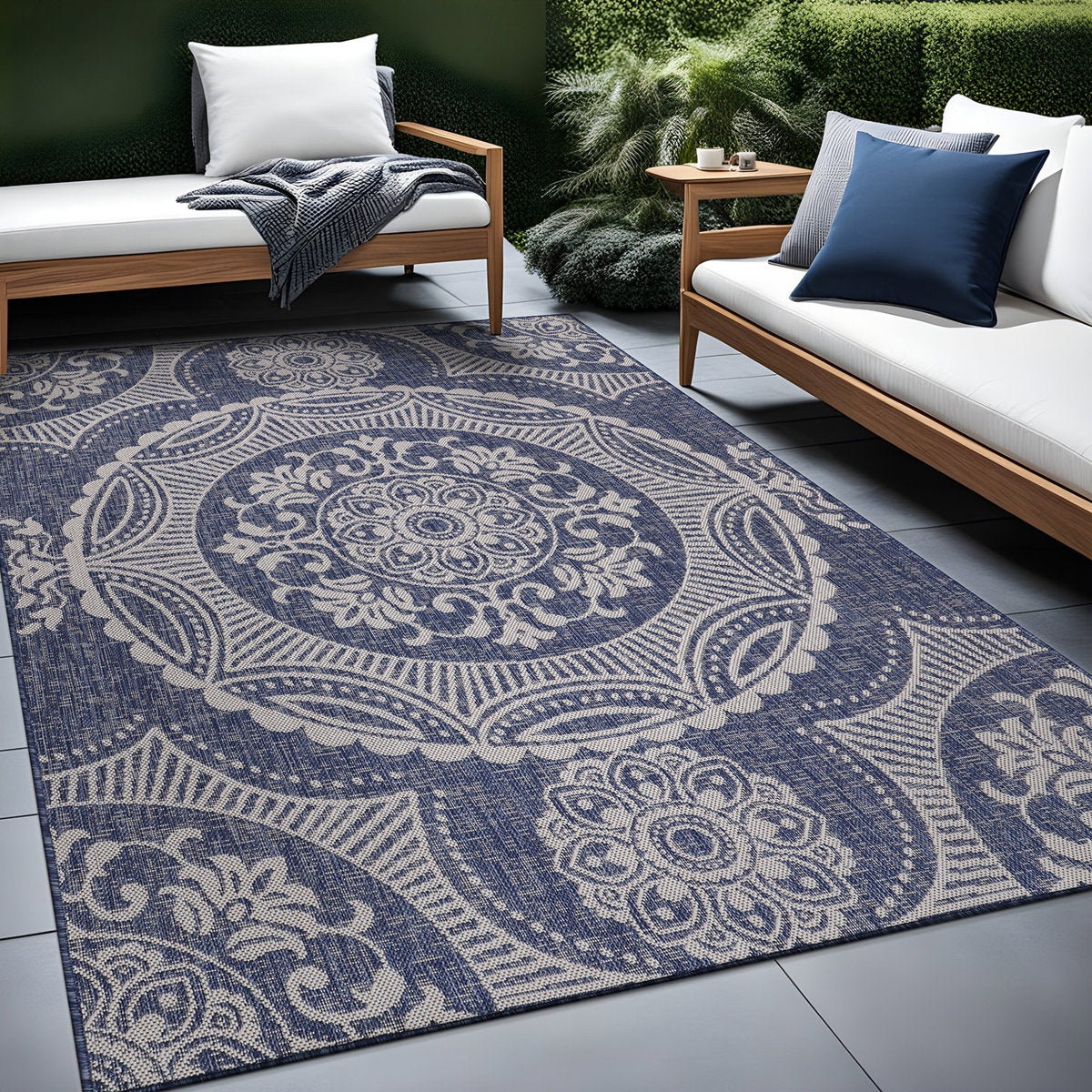 Bremhaus Rhymney Geometric Outdoor Rug