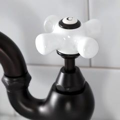 Bridge Bathroom Faucet, Heirloom, Two-Handle 3-Hole in Oil Rubbed Bronze