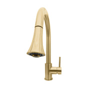 Bridge Kitchen Faucet, Edison, Single Handle, Touch, Champagne Bronze