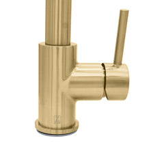 Bridge Kitchen Faucet, Edison, Single Handle, Touch, Champagne Bronze