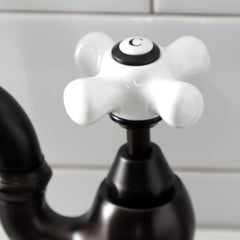 Bridge Kitchen Faucet, English Country, Two-Handle in Oil Rubbed Bronze